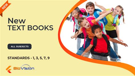 New Text Books - Part 1 - Standards 1, 3, 5, 7, 9