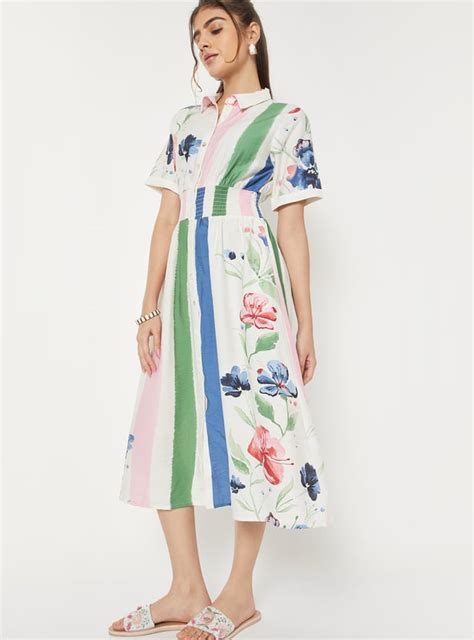 Buy Women Printed Shirt Dress Online at just Rs. 999.0 - 1000016469893 ...