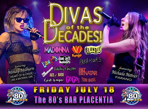 A NIGHT OF "MADONNA" Classic songs plus big hits from other DIVAS of ...