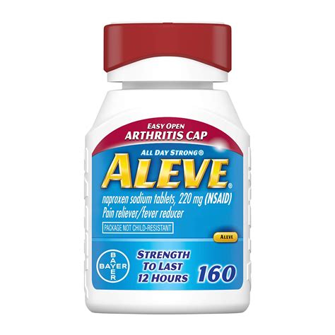 Aleve Arthritis Gelcaps 220mg - Fast Acting All Day Pain Relief for Headaches, Muscle Aches ...