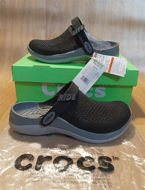 Crocs Literide 360 Clog - Ultimate Comfort in Black & Grey – Entimessi