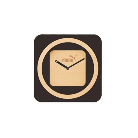Wall Clock - WD03 Brown Wooden Desk Top Table Top Gift Item with clock ...