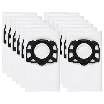 BIHARNT KFI 357 Vacuum Cleaner Bags for Kärcher WD2 Plus/WD3/KWD1/KWD2 ...