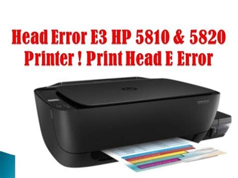 Image result for HP Printer E3 Error Code