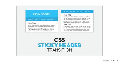 Image result for Sticky Animation. CSS