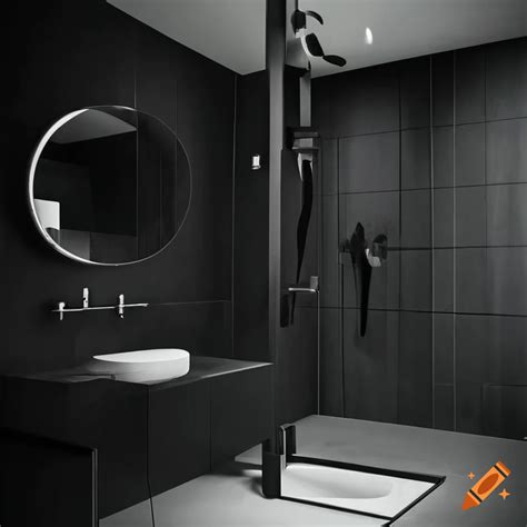 Black Bathroom Ideas With Shower