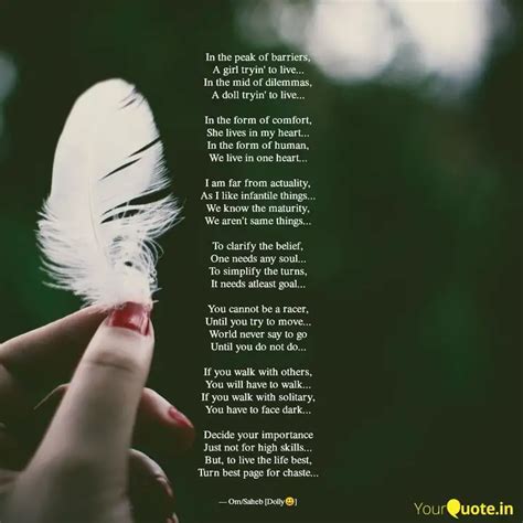 In the peak of barriers, ... | Quotes & Writings by Meau Particle 😺 ...