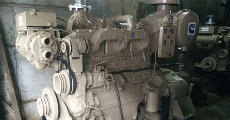 Cummins NTA855 BC Propulsion Engines with Gearbox | Ship Machinery ...