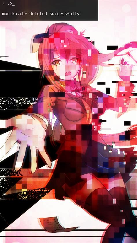 23+ Doki doki literature club обои на телефон от fselezneva