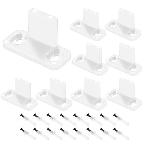 Amazon.com: 8 Pcs Sliding Closet Door Floor Guide White Sliding Barn ...