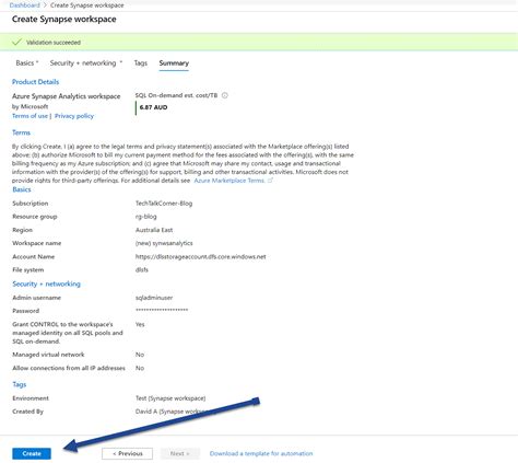 Image result for Create Azure Synapse Workspace