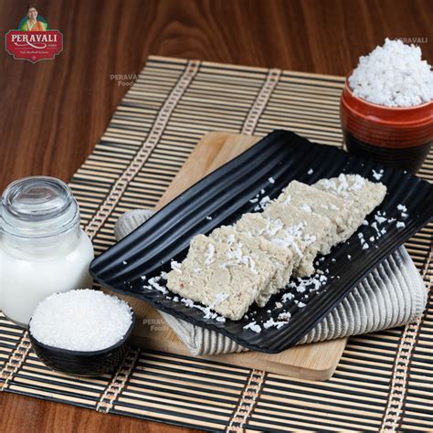 Kobbari Burfi – peravali foods