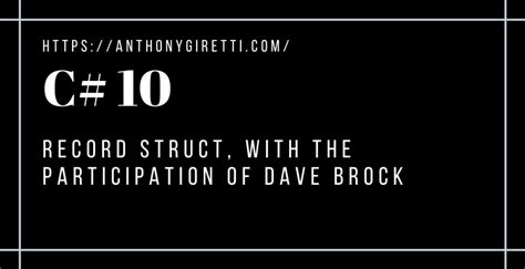 Record Struct Tutorial 的图像结果