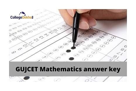 GUJCET 2022 Mathematics Answer Key (Available): Download PDF for All ...