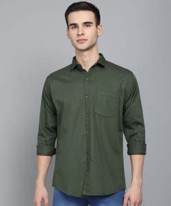 Olive Colour Shirt - Buy Olive Colour Shirt online at Best Prices in ...