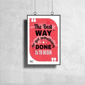The Best Way colorful Quotes Poster Inspirational Poster for Rooms ...