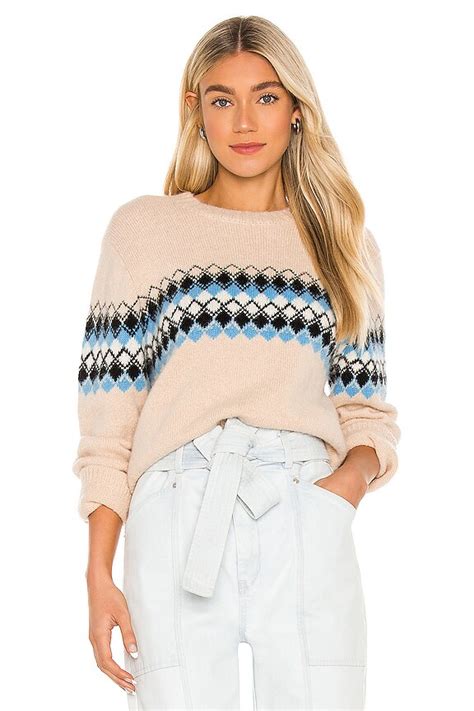 A.L.C. Nathan Sweater in Stone & Arctic Blue | REVOLVE