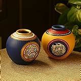 Buy ExclusiveLane Terracotta Vases for Home Decor Flower Vase for ...