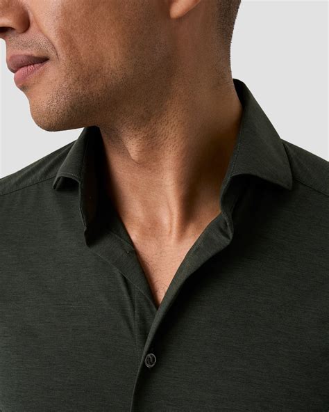 Mélange Four-Way Stretch Shirt - Eton