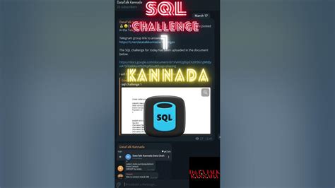Image result for SQL Lesson Explaination Video in Kannada