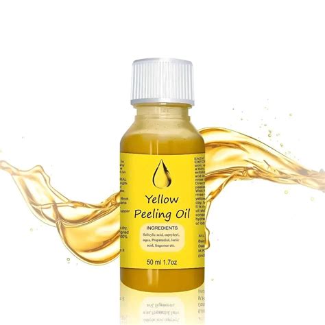 Yellow Peeling Oil for Dark Skin - 50 ml - Wittymart