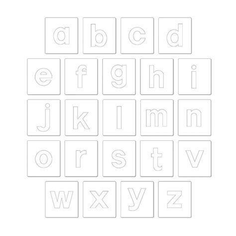Image result for Lowercase Block Letters