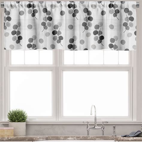 Ambesonne Modern Window Valance, Sketchy Lines Stripes, 54" X 12 ...