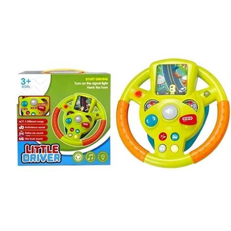 Little Driver - Realistic & Interactive Steering Wheel Toy for Kids Sam ...