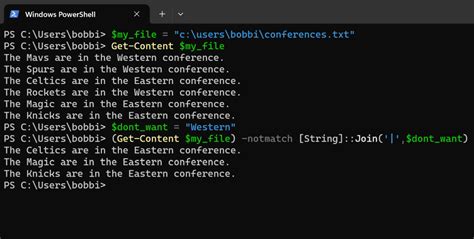 PowerShell Contains Example 的图像结果