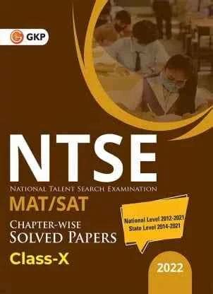 Buy NTSE 2021-22 : Class 10th (MAT + SAT) - Chapter Wise Solved Papers ...