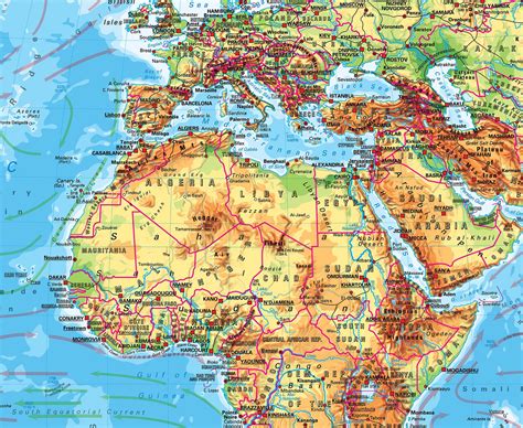 Large World Physical Map 的图像结果