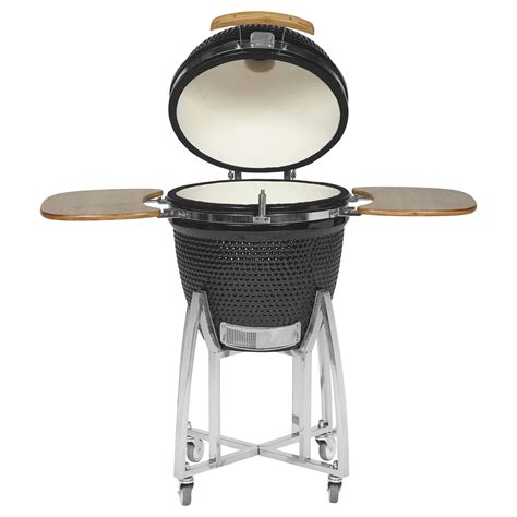 Seb 2020 Kamado Ceramic Grill With Trolley 21 Inch Egg Shaped Barbecue ...