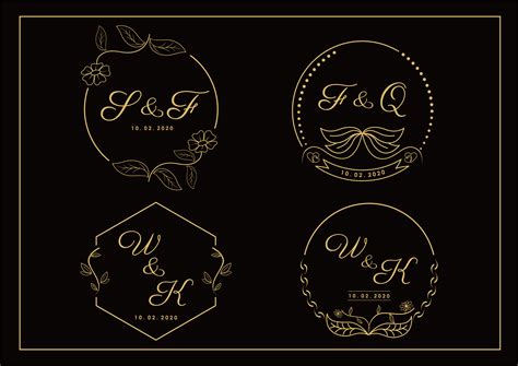 37+ Free Wedding Monogram Templates - Great Research