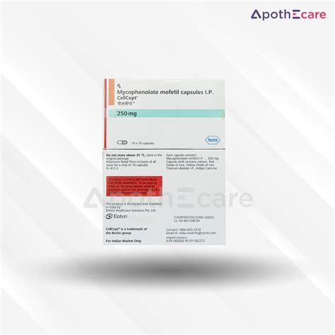 Buy Cellcept 250mg Tablet Online: Uses, Price, Dosage, Side Effects