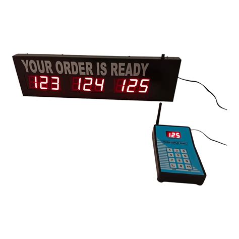 Digtronics High Range Wireless Token Display System with Ding-Dong ...