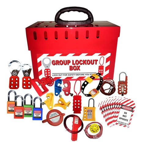 safety house loto Group Lockout Box Kit-543 : Amazon.in: Industrial ...