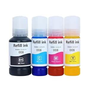 MOMAD 008 Refill Ink Compatible for Epson L6570,Epson L6580,L15150 ...