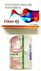 Elikem d3 Cholecalciferol Chewable Tablets, 4x4 - ChemicalBook India