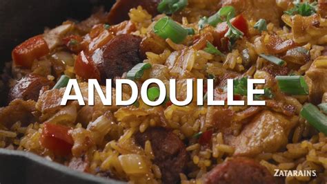 Zatarain's Pronunciation Guide: Andouille - YouTube