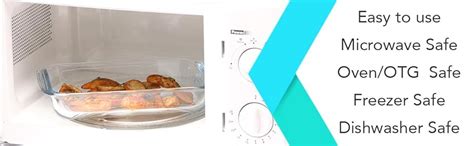 Buy Femora Borosilicate Glass Baking Dish | 1 Year Warranty | Microwave ...