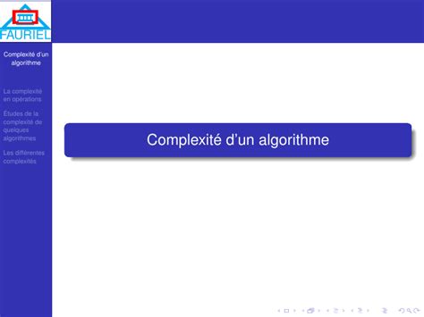 Image result for Complexite D'un Algorithme