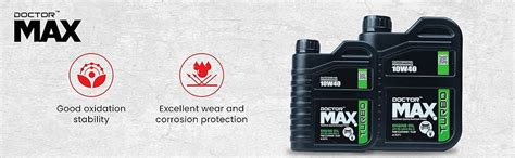 DOCTOR MAX TURBO 10W-40 API SN/JASO MA -2 4T Semi-Synthetic Engine Oil ...