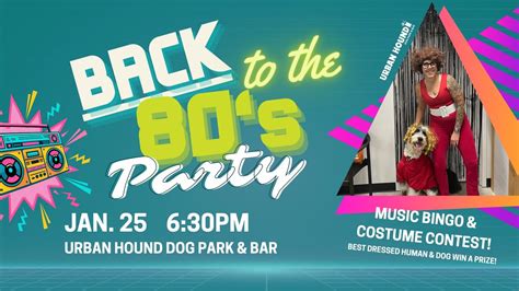 80s Night: Costume Contest & Music Bingo at Urban Hound Dog Park & Bar ...
