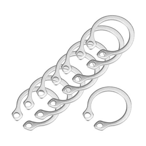uxcell 16mm External Circlips C-Clip Retaining Snap Rings 304 Stainless ...