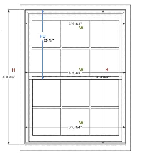 Replacement Windows Measurement Guide 的图像结果