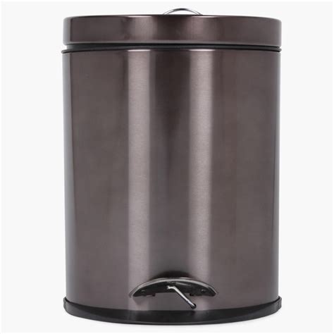 Buy Loxley Round Metallic Pedal Bin-5 Ltr from Home Centre at just INR ...