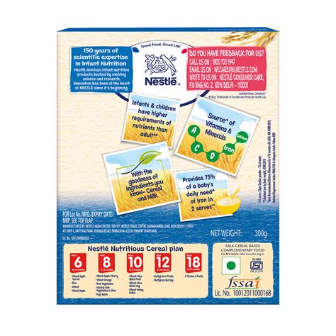 Nestle Cerelac Baby Cereal with Milk Rice Vegetables (From 8 to 12 ...