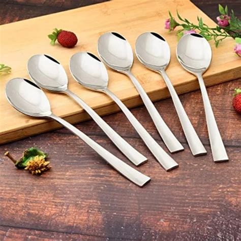 Fns Slimline Stainless Steel 6 Pcs Dinner Spoon Set – Ahuja Sons Khan ...