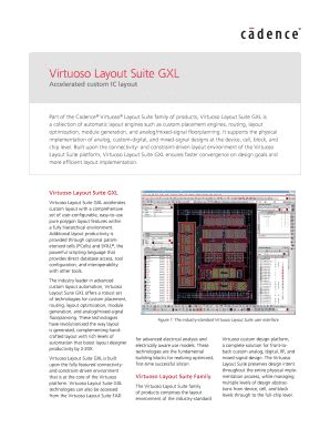 Fillable Online Virtuoso Layout Suite GXL - Cadence Fax Email Print ...