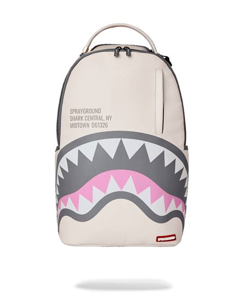Unisex Limited Edition White SHARK CENTRAL SATURDAYS DLXSV BACKPACK ...